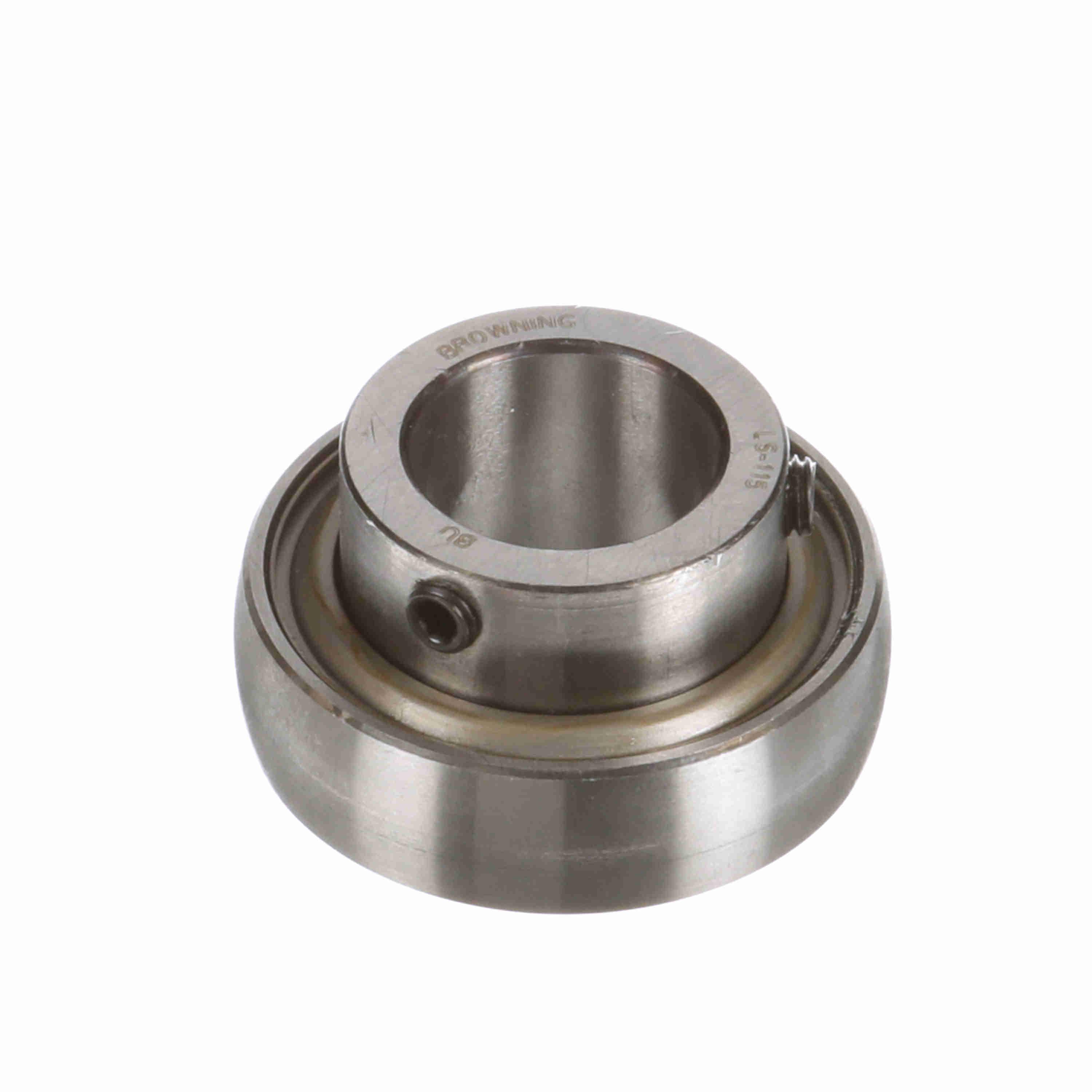 BROWNING 767170 Ball Bearing, Mounted Insert, Black Oxided, Setscrew Lock | BF4HWG LS-115