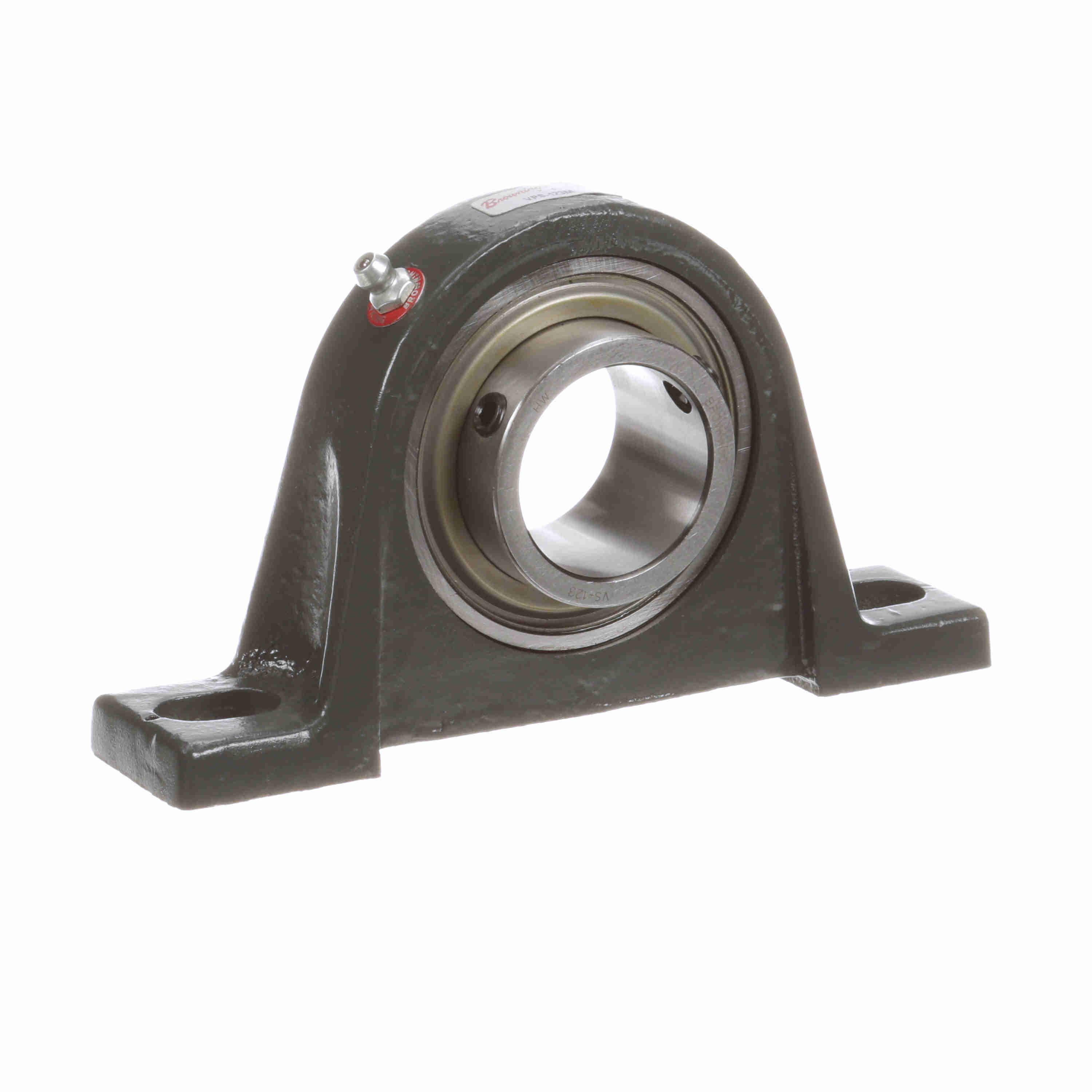 BROWNING 767758 Two Bolt Pillow Block Ball Bearing, Mounted, Ductile Iron, Setscrew Lock | BE3FPQ VPS-123M