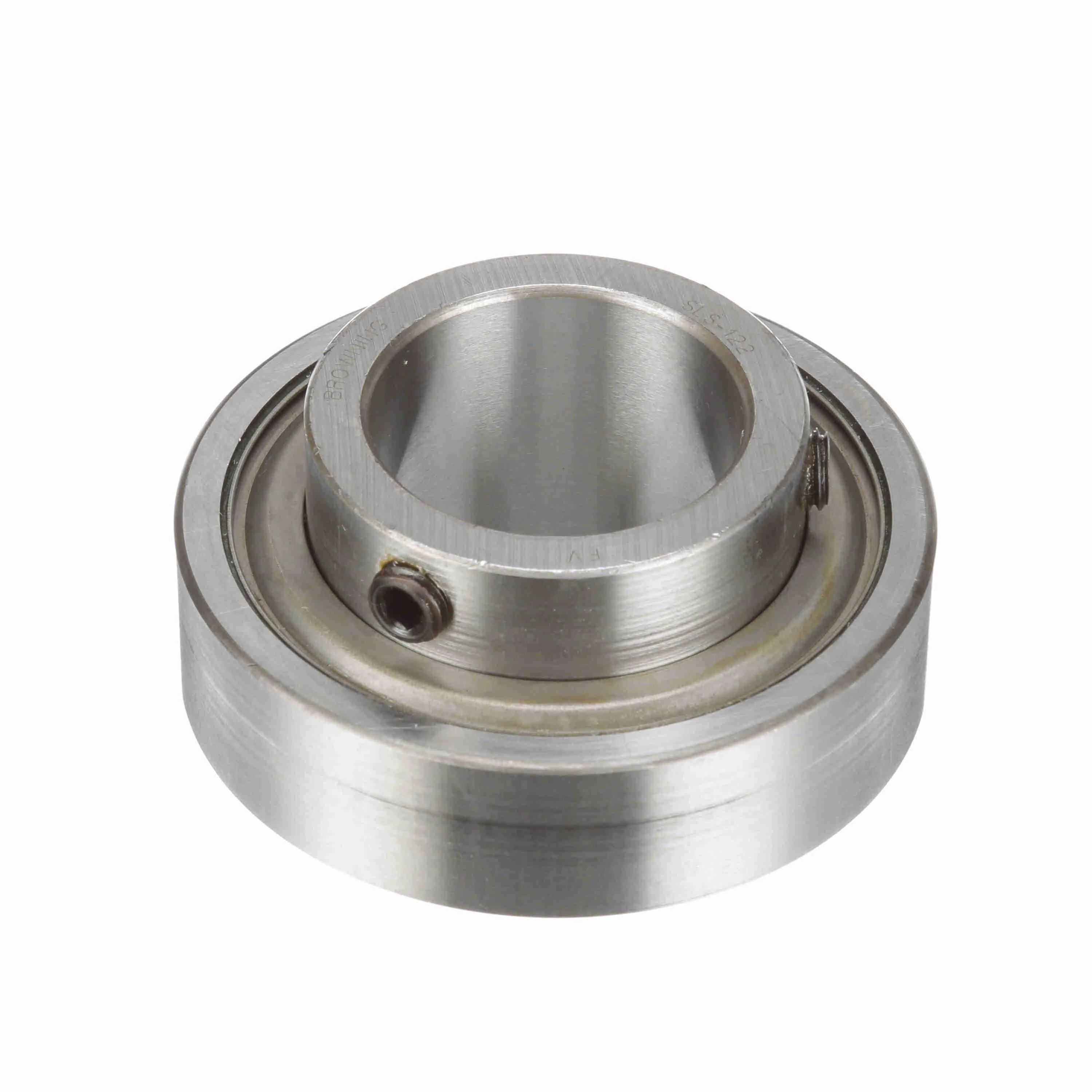 Bearing Insert, 1-3/8 in Bore, Narrow Inner Ring, 0.748 in Outer Race Wd, 2.835 in OD, Set Screw, 1-9/32 in Lg Thru Bore
