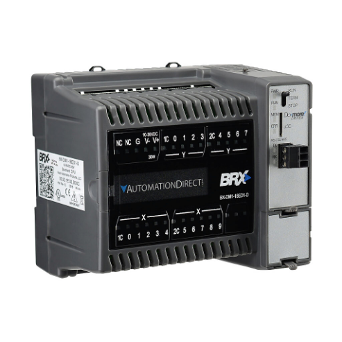 Plc, 12-24 VDC, Serial Port, Microsd Card Slot, 10-Point, AC/DC