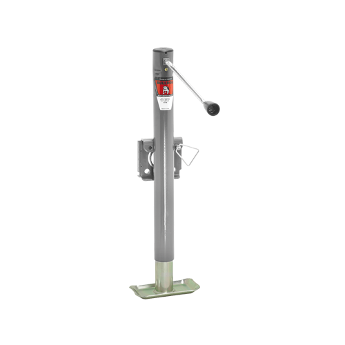 BULLDOG 151159 Trailer Jack, Round, Side Mount, 2000 lbs., Sidewind, Weld-On, 14.5 Inch Retracted | CL2KXT