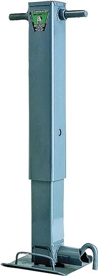 BULLDOG 182400NH Trailer Jack, Square, Heavy Duty, 12000 lbs., Sidewind, 27.40 Inch Retracted | CL2KKP