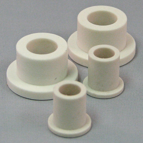 BUNTING BEARINGS BJ7F081208 Flanged Sleeve Bearing, Ptfe, 1/2 Inch Bore, 3/4 Inch Od, 1 Inch Overall Length | CQ8BHP 246P25