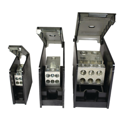 BURNDY BDBLHC223501 Power Distribution Block, 2.73 x 5.7 x 3.55 Inch Size, 620A | CF4BBL