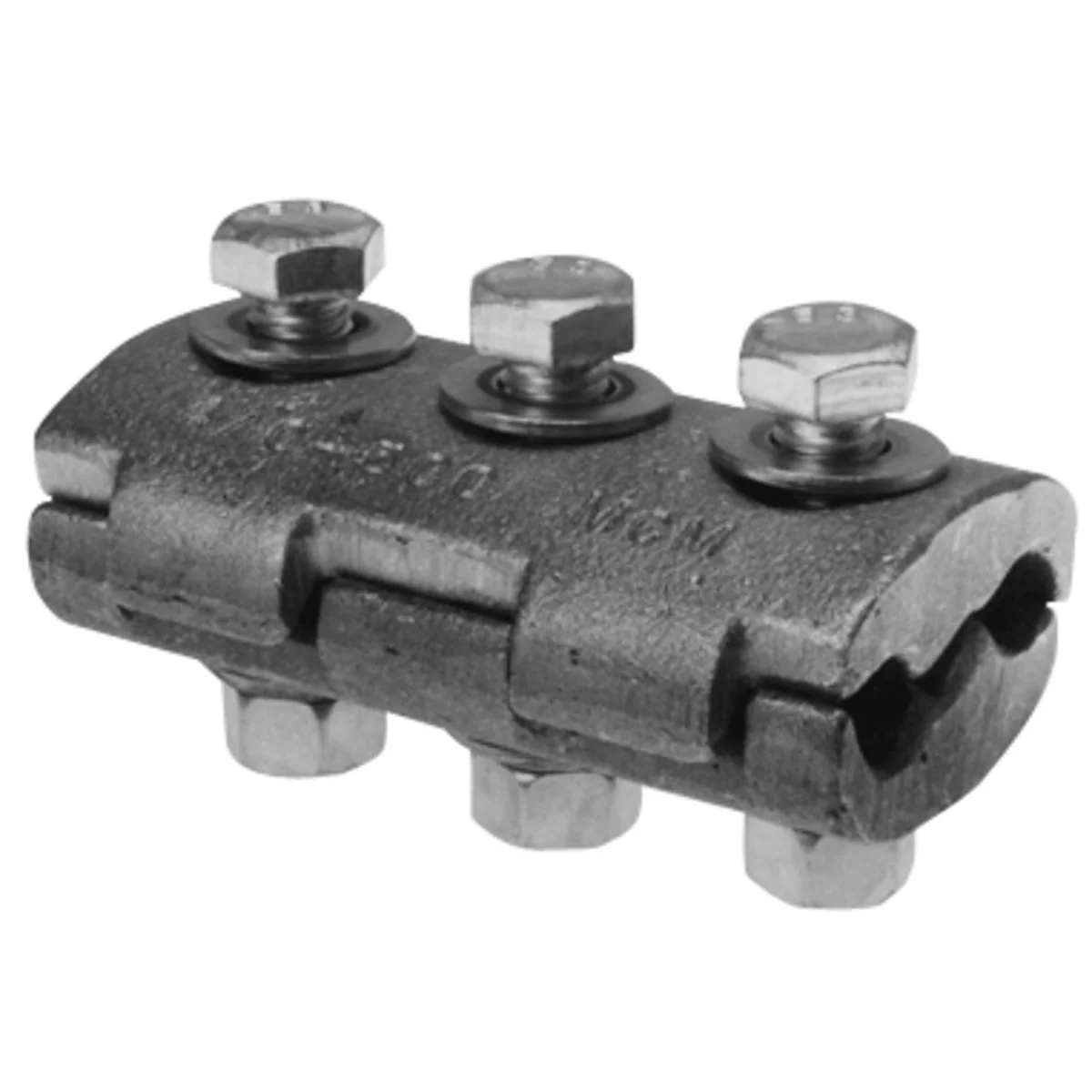 Parallel Groove Clamp, 2 Conductors, 900-1000 kcmil, Aluminum Alloy
