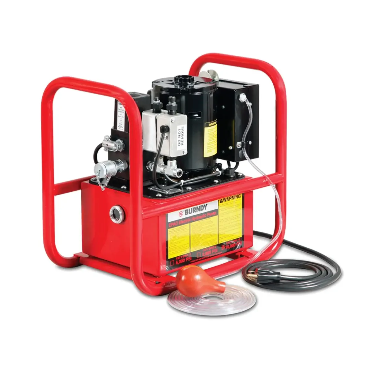 Electric Hydraulic Pump, 10, 000 psi, 1/2 Hp, 115 Vac