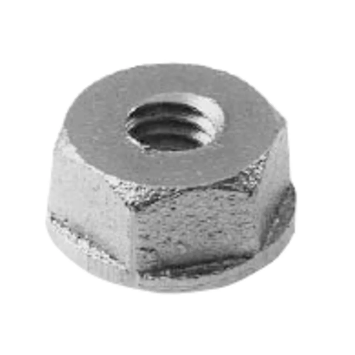 Flanged nut, 1/2 Inch thread