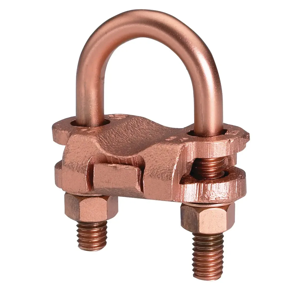 Grounding Connector, 2 Cables to Rod, 8 to 4 AWG, 240 Inch-lb Torque