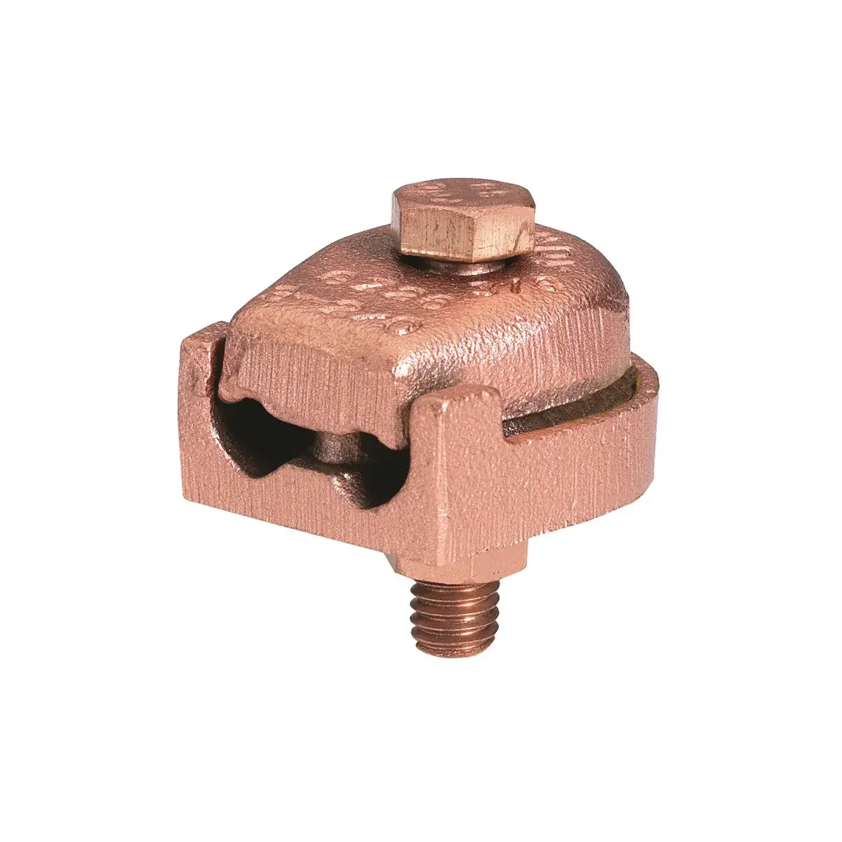 Grounding Connector, 3/0 AWG to 250 kcmil, 1/2 Inch Stud, Copper