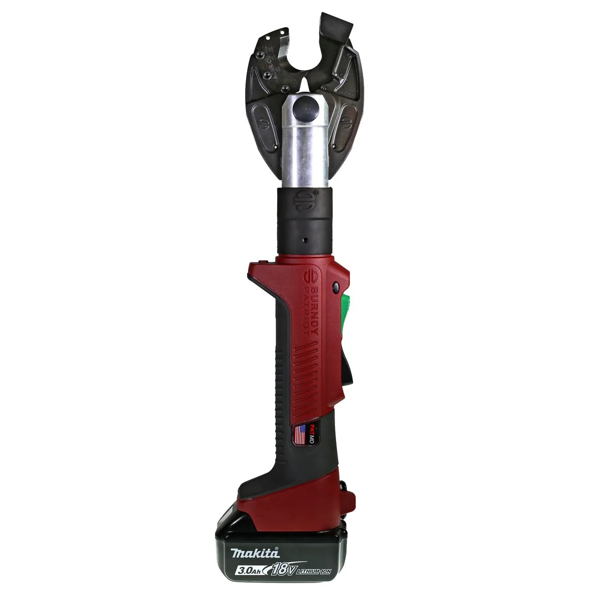 Battery Crimper Cutter, 6 Ton, ACSR Cut Jaw, 18 V Li-ion