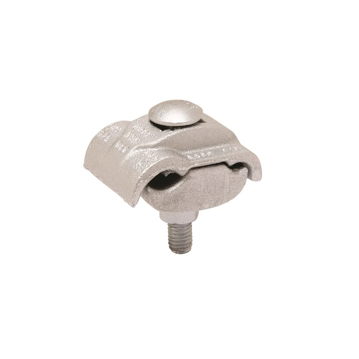 Cast Aluminum Clamp, Groove A 4/0-400 kcmil, Groove B 6-2/0 AWG