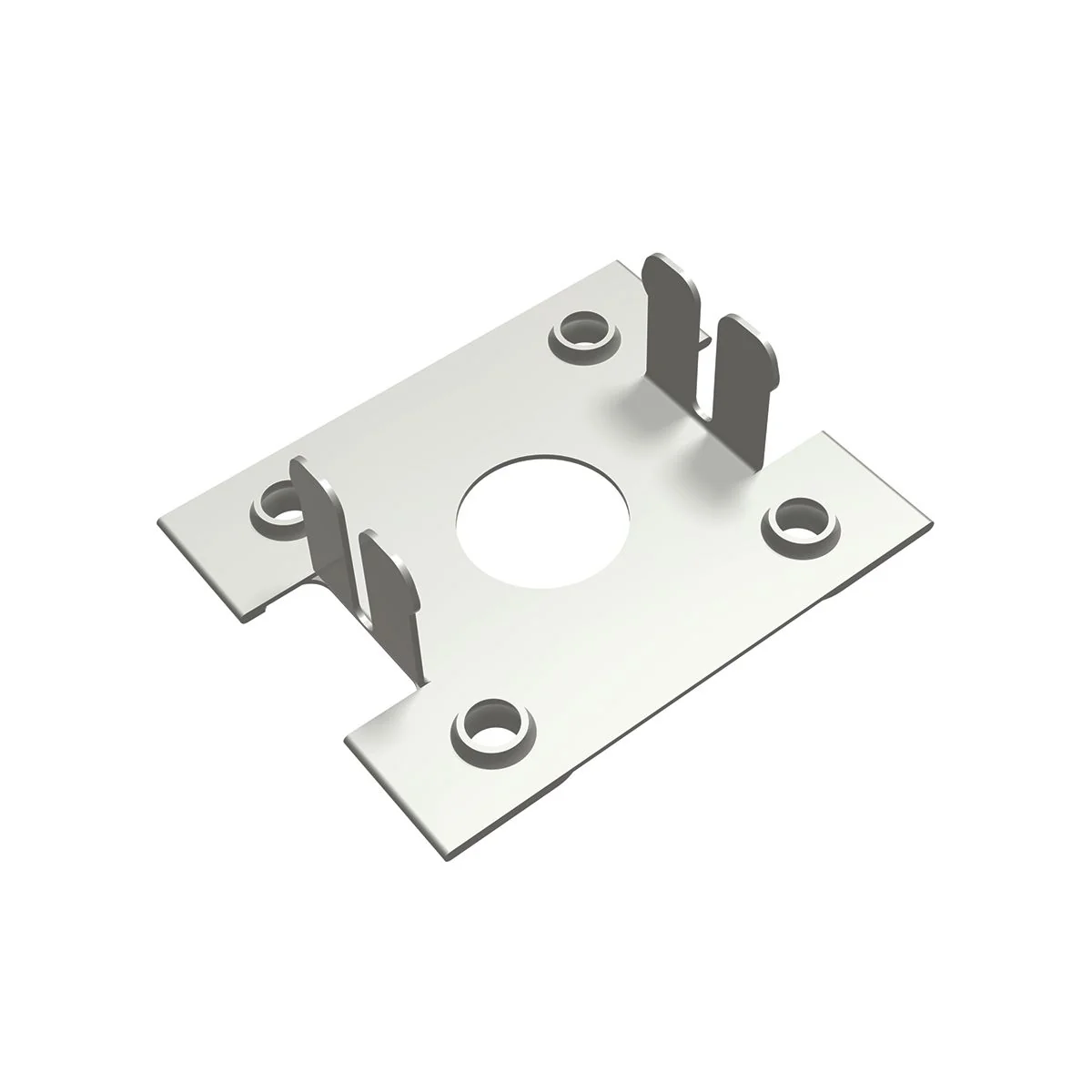 Top clamp washer, 0.86 Inch Length, 0.71 Inch Width, 0.25 Inch hole size, Stainless Steel