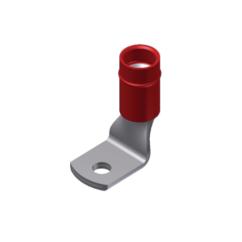 BURNDY YAEV2CRS1 Ring Terminal, 2 AWG Conductor Size, Red | CF4AVU