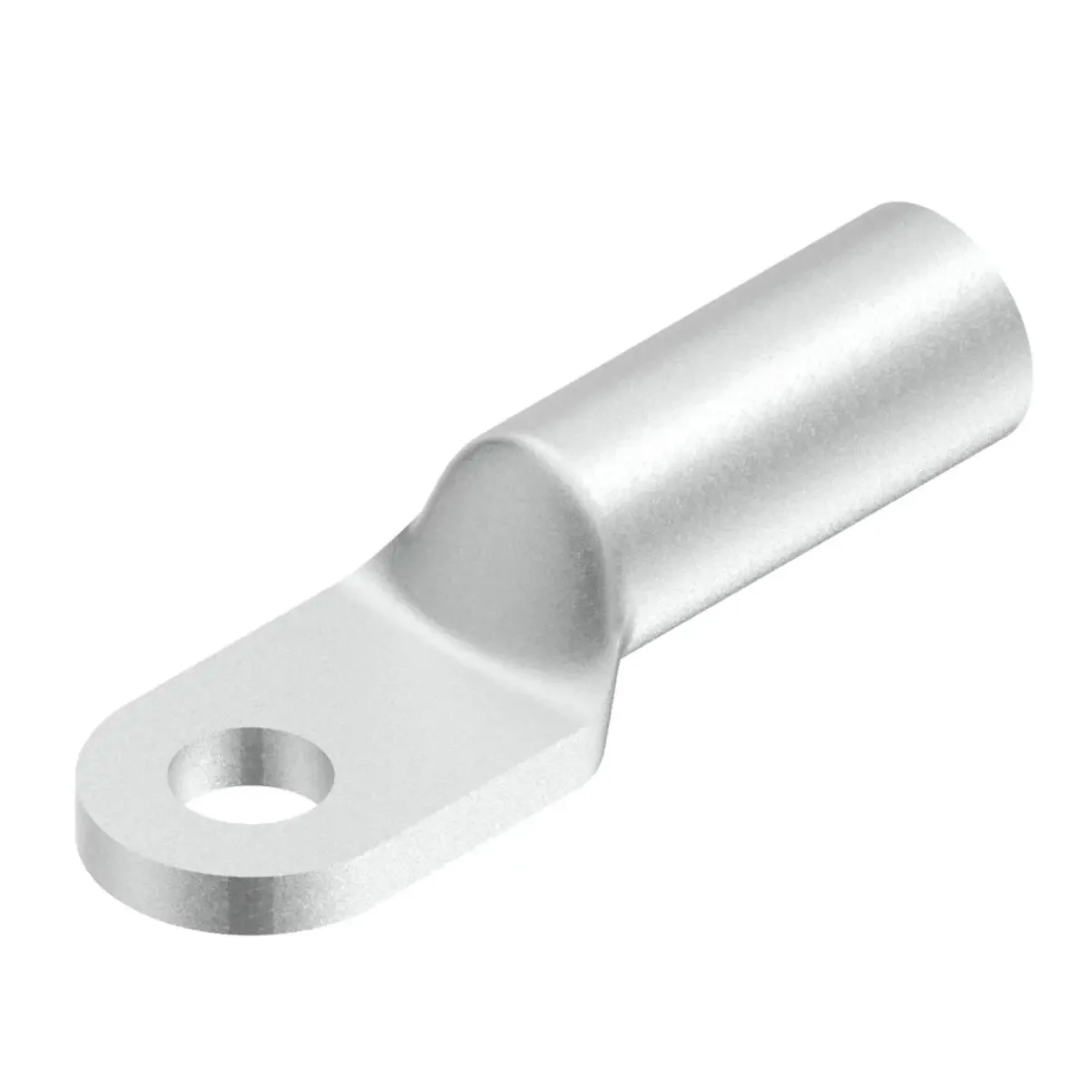 Battery Terminal, 4 AWG, 1-Hole, 3/8 Inch Stud, Copper, Tin Plated