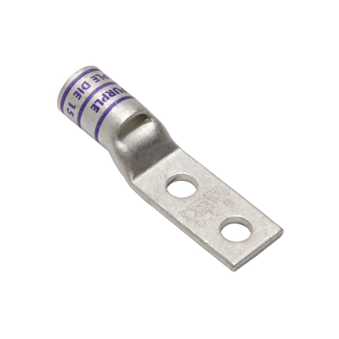 BURNDY YAV26L2NT38FX Compression Lug, 0.81 Inch Barrel Length, Black | CF4EHJ