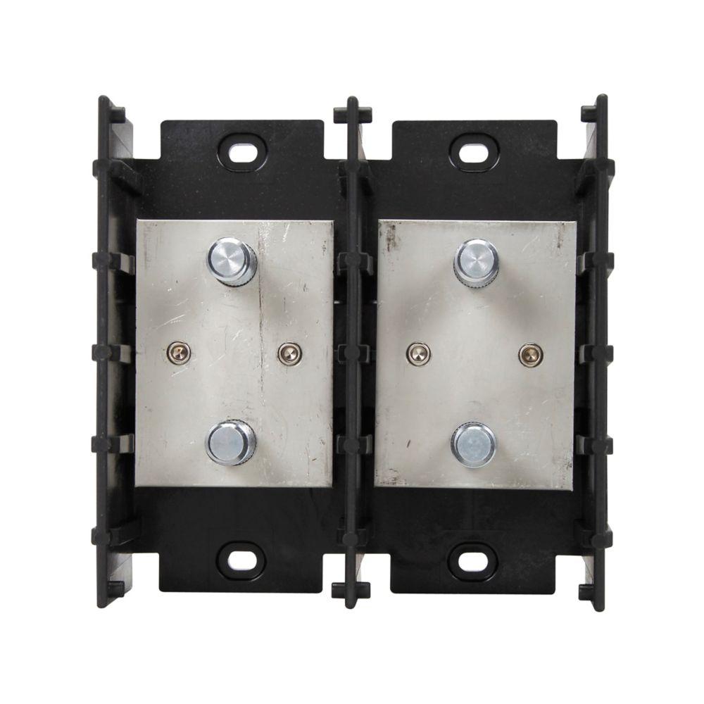 BUSSMANN 16593-2 Barrier Terminal Block, Wire-to-Board, 600V, 600A, 2 Position | BC9ATD