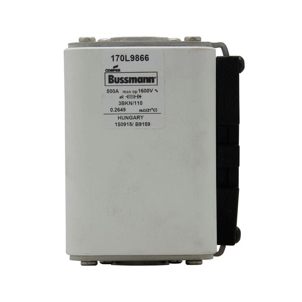 BUSSMANN 170L9866 Specialty Fuse, High Speed, 500A, Square Body Blade Fuse | BD3FWQ