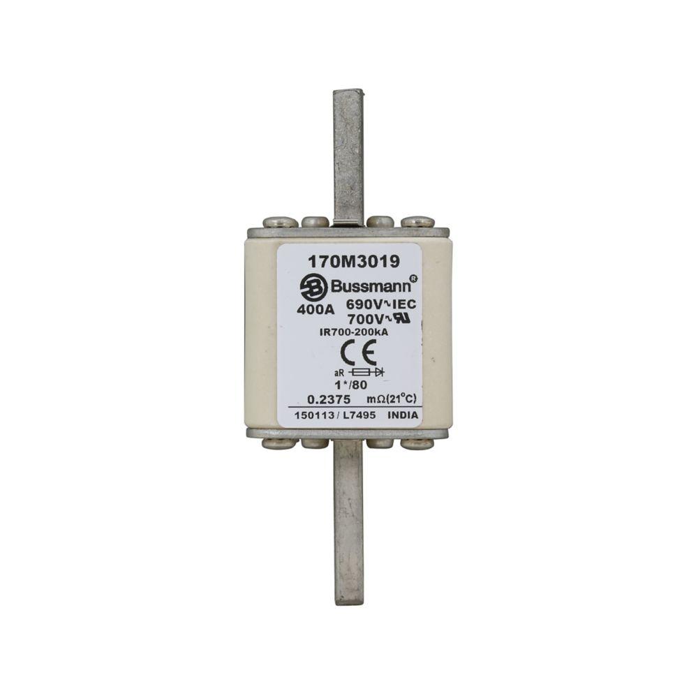 BUSSMANN 170M3019 Semiconductor Fuse, 400A, 690VAC | BC8NFM