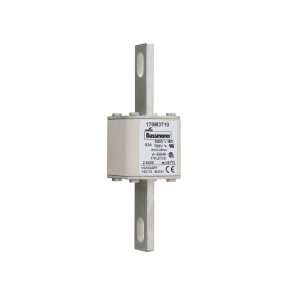 BUSSMANN 170M3710 Semiconductor Fuse, 63A, 690VAC | BD2KRV