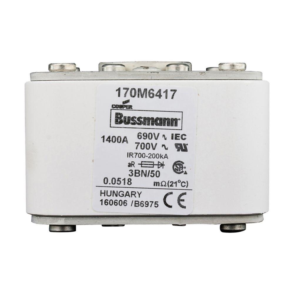 BUSSMANN 170M6417 Specialty Fuse, 1.4A, 690VAC | BC9HAM