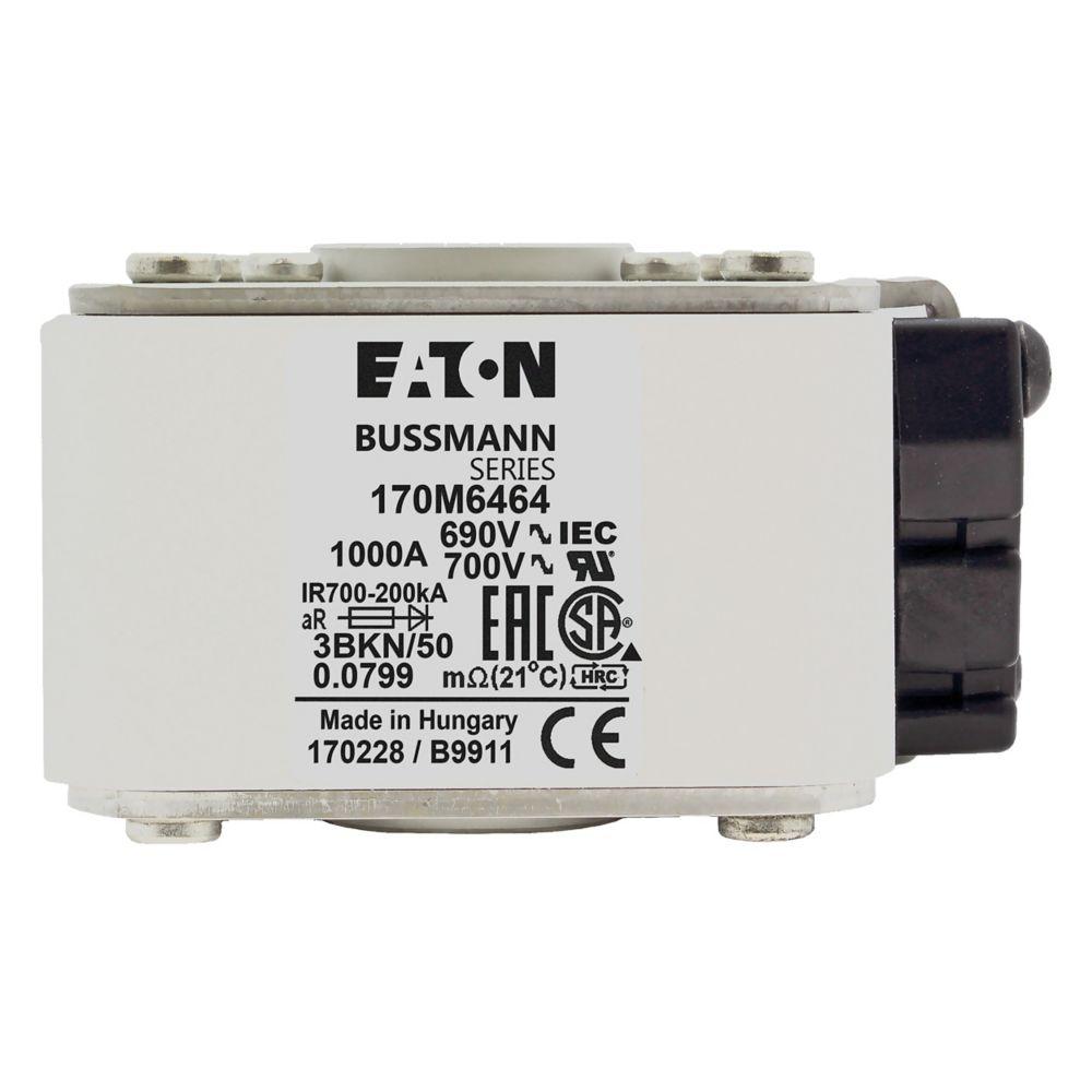 BUSSMANN 170M6464 Semiconductor Fuse, 1kA, 690VAC | BD2GRT