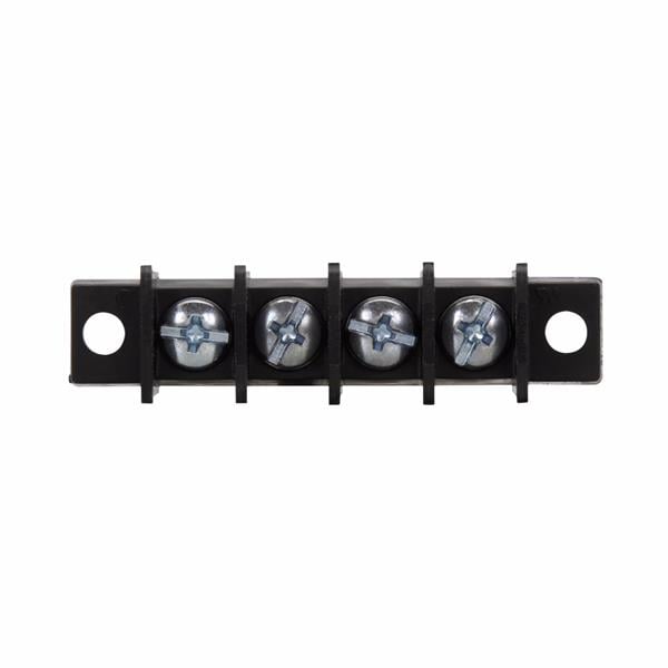 BUSSMANN B383406 Barrier Terminal Block, 6 Pole, Barrier Strip | BD3KBY