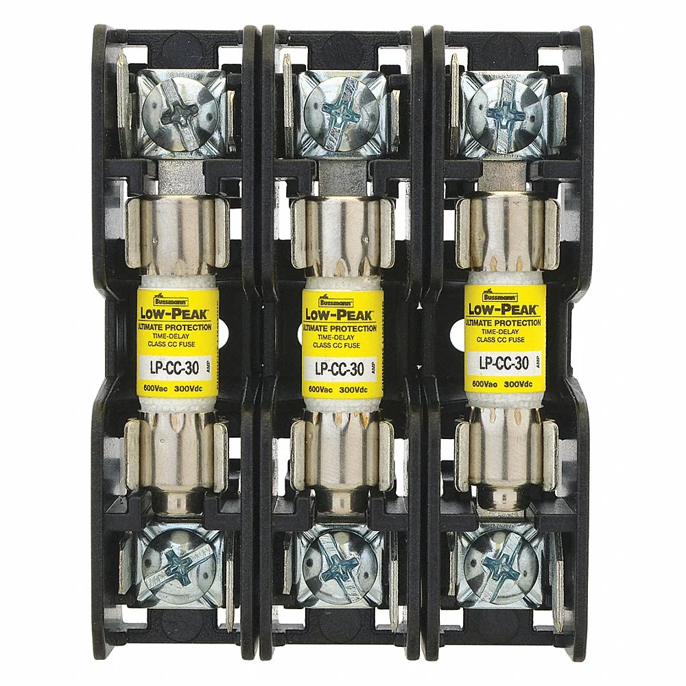 BUSSMANN BCM603-3P Fuse Block, Pressure Plate, 30 A, Pressure Plate Terminal | AH9MYN 40LH08