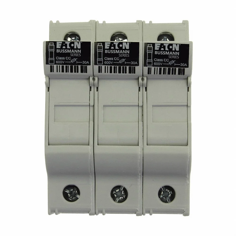 BUSSMANN CHCC3DU Fuse Holder, 30 A, 3 Pole, Non Indicating | AA4ZRQ 13M219