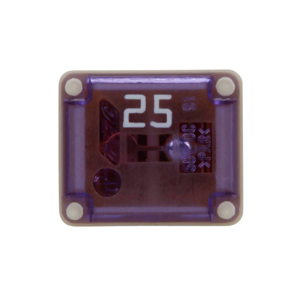 BUSSMANN FMX-25LP Automotive Fuse, Slow Blow, 25A, 32VDC, Clear, 10 Pack | BC8MHU