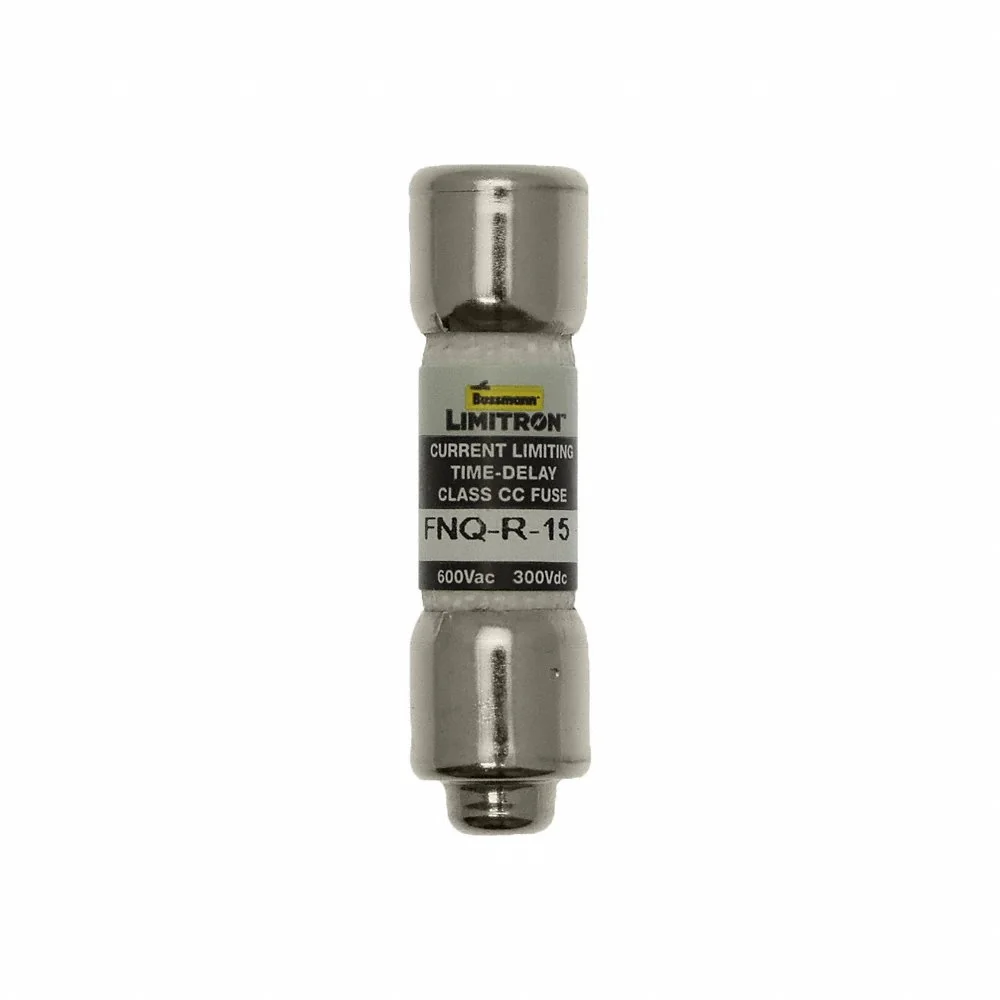 BUSSMANN FNQ-R-15 Fuse, 15 A, Non-Indicating, 200 kAIC, 600 V | AD9PAG 4TWK7