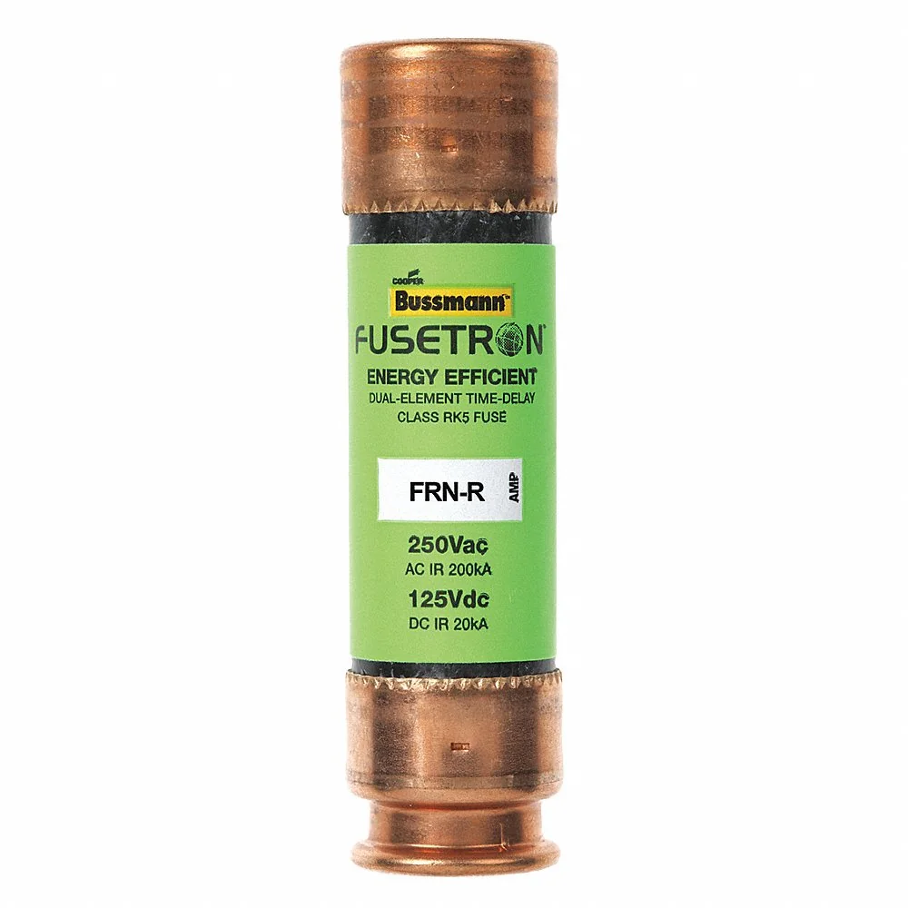 BUSSMANN FRN-R-8 Fuse, 8 A, Dual, Non Indicating, Standard, 250 V | AA8TVW 1A692