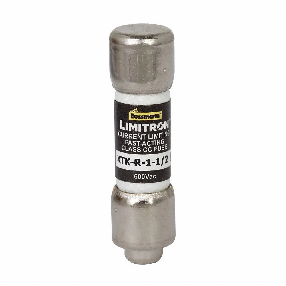 BUSSMANN KTK-R-1-1/2 Fuse, 1.5 A, Non-Indicating, Standard, 600 V | AE2FHX 4XC20
