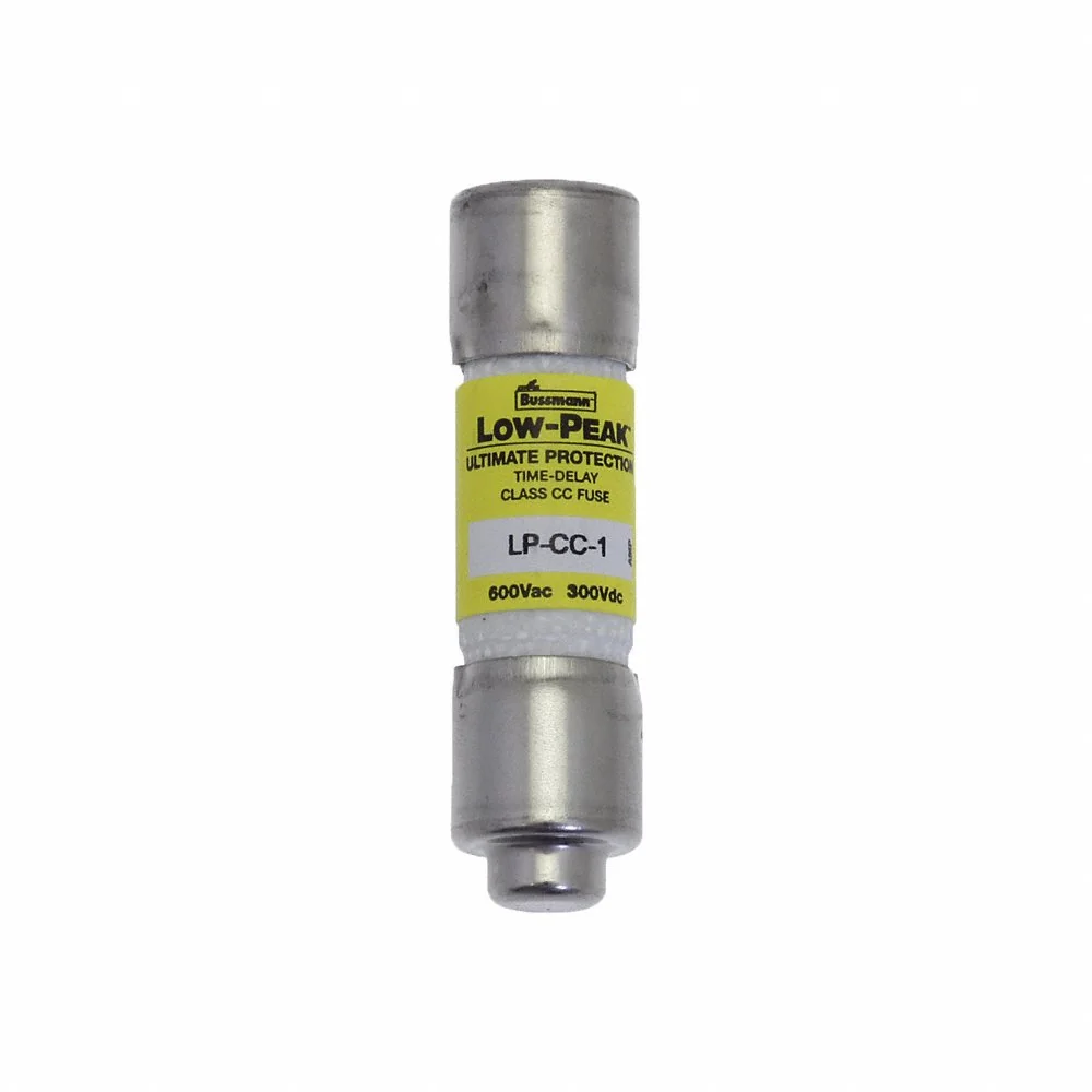 BUSSMANN LP-CC-1 Fuse, 1 A, Standard, 600 V, Melamine Tube | AA9FMF 1CX41
