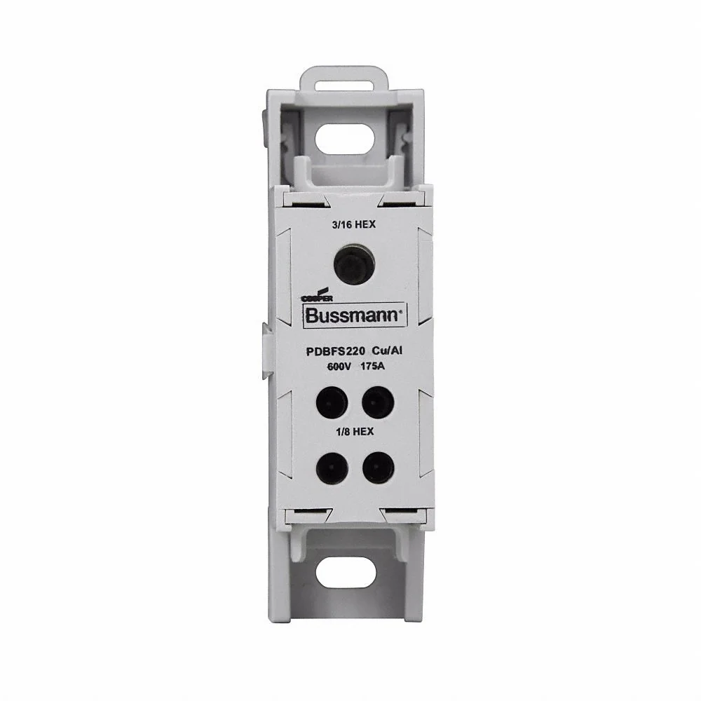 BUSSMANN PDBFS220 Power Distribution Block, 175 A, 600 VAC | AD3HNF 3ZJA3