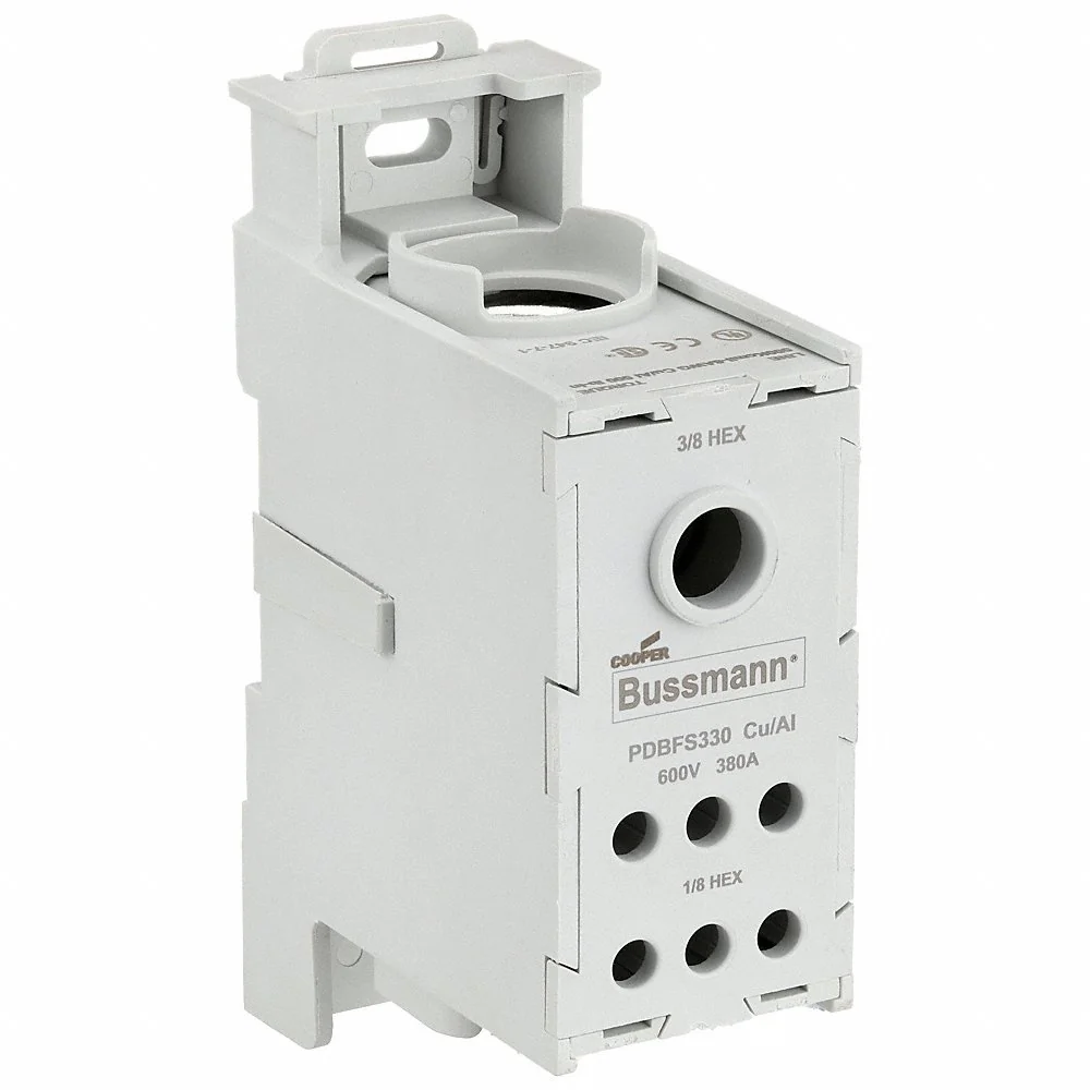 BUSSMANN PDBFS330 Distribution Block, 380 A, 600 V | AD3HNH 3ZJA5
