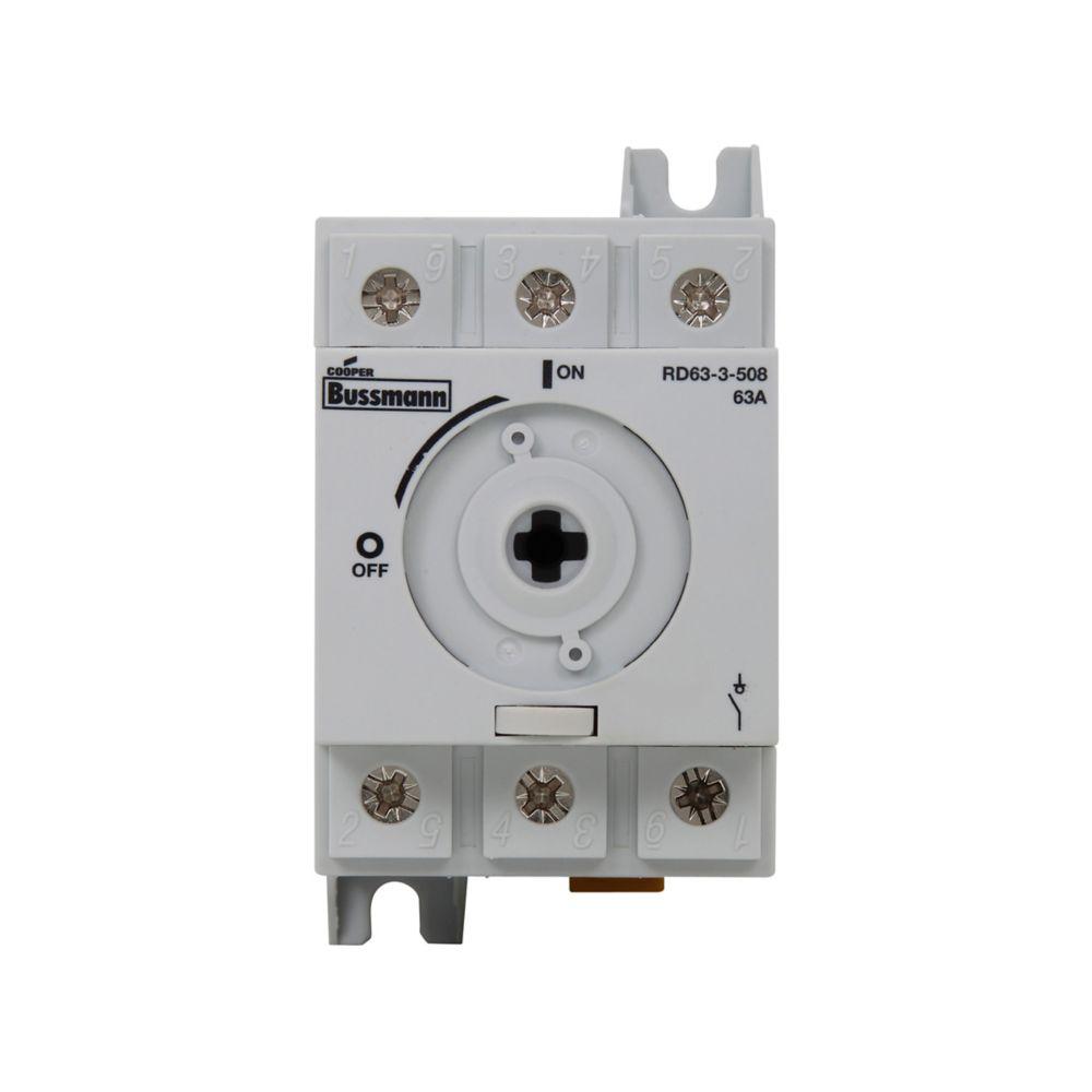 BUSSMANN RD63-3-508 Control Switch, 63 A, Non-Fusible | BD2JEG