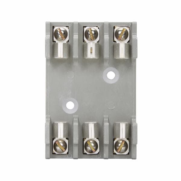 BUSSMANN SFB1060-03 Fuse Block, 3 Pole, 60 A, 208 VAC, 125 VDC, Black | BD4EMN