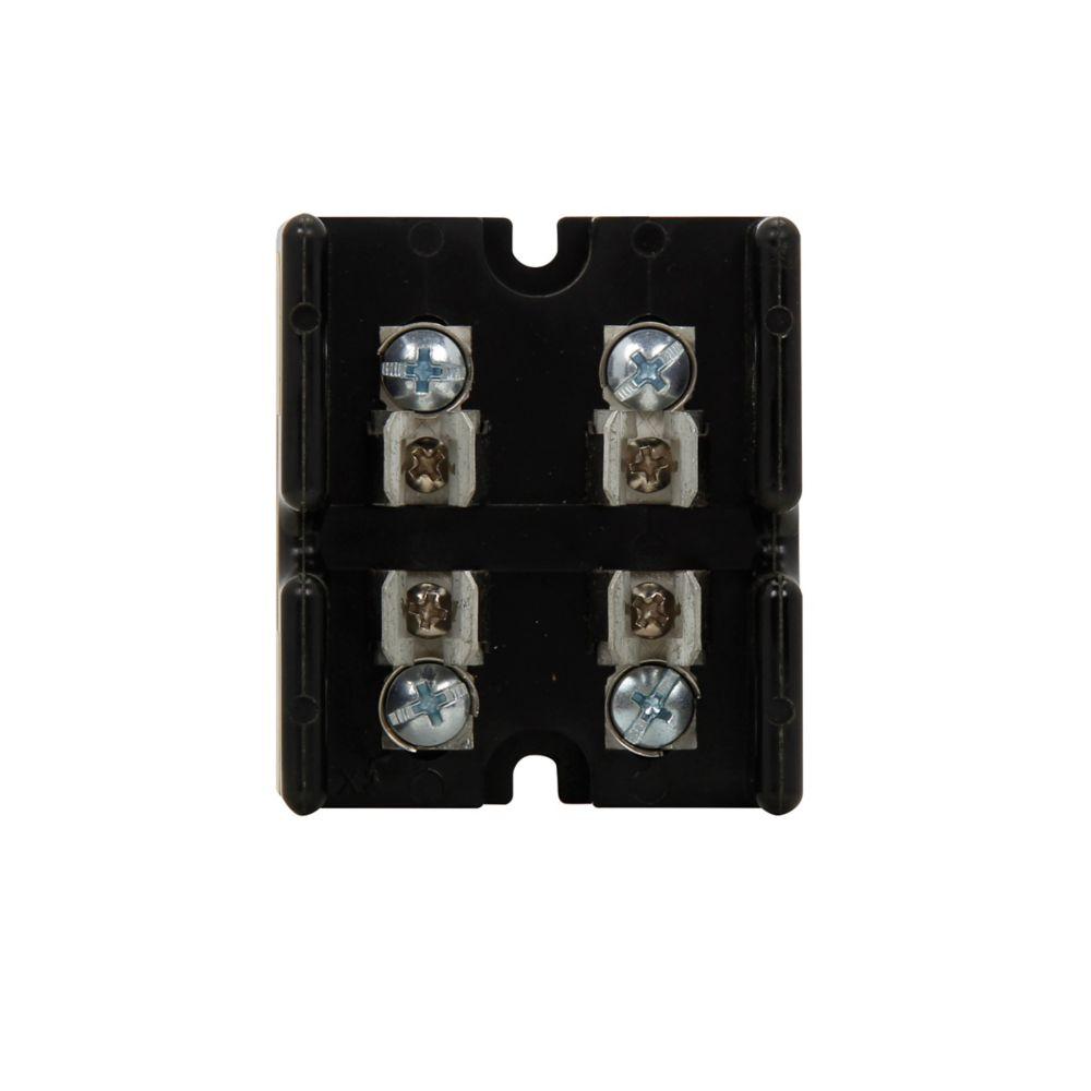BUSSMANN T30030-4SR Fuse Block, Class T, 4 Pole, 30 A, 300 V, Black | BD2FFF