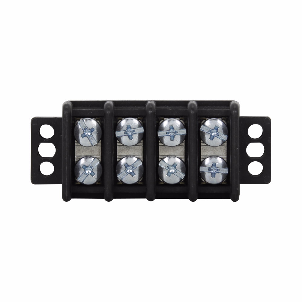 BUSSMANN TB345-06 Barrier Terminal Block, 45A, 600V | BD4UAN