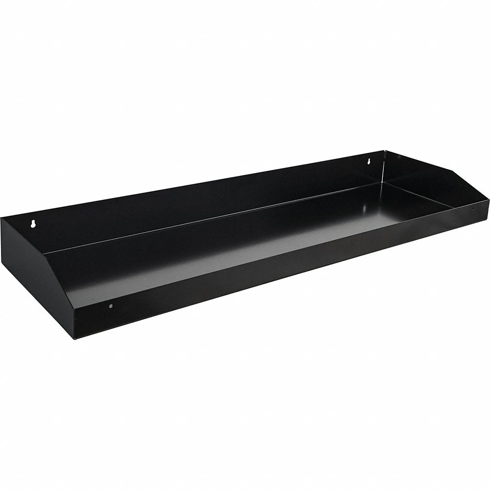 Toolbox Tray, 43 Inch Length, 4 Inch Overall Ht, Steel, Black