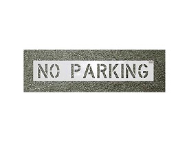 CH HANSON 69999 Stencil, No Parking, 4 x 3 Inch Character Size | CH3UGP