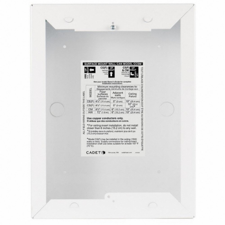CADET CCSMW CCSMW Surface Mount Wall Can White | CQ8CHA 43NT49