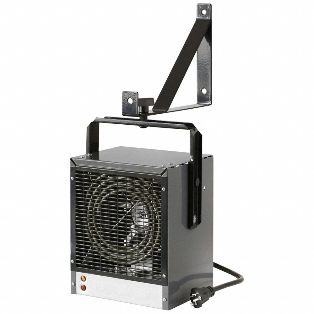 Garage/Workshop Heater, 240 V, 1-Phase, 11 x 9 x 7-1/2 Inch, 300 cfm Air Flow