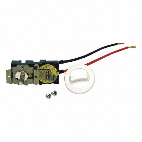 CADET CTT1W Compak Sp Built-In Stat Kit, 22 Amp, Wht | CQ8CGX 34VF02