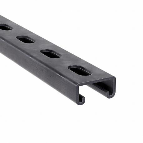 CALBOND PV0000B52SH Strut Channel - Slotted, Steel, Pre-Galvanized, 12 ga Gauge, Slotted Holes | CQ8CZA 41TF71