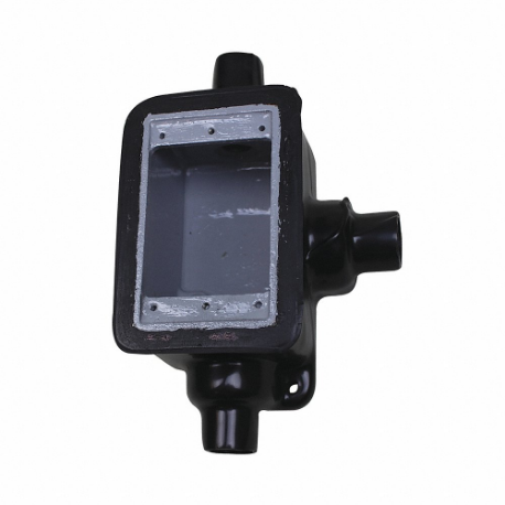 CALBOND PV1000FDCT3 Device Box, 1 Gangs, 1 Inch Hub Size, 3 Inlets, 6.03 Inch Lg, 3.63 Inch Width | CQ8CWB 41TA28