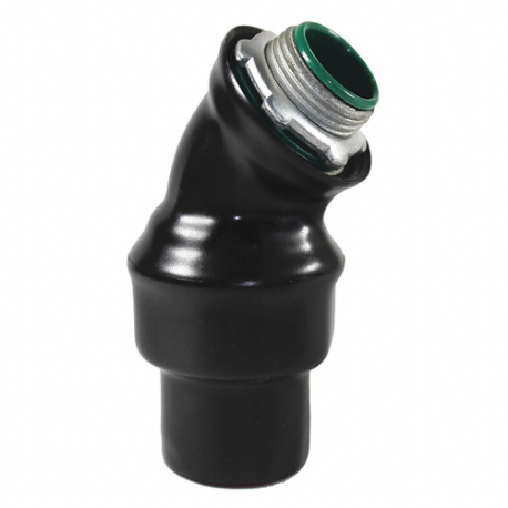 CALBOND PV2000LT20045 Liquid-Tight Conduit Fitting, Steel, 2 Inch Trade Size, 45 Deg, Non-Insulated | CQ8CTX 41TD54