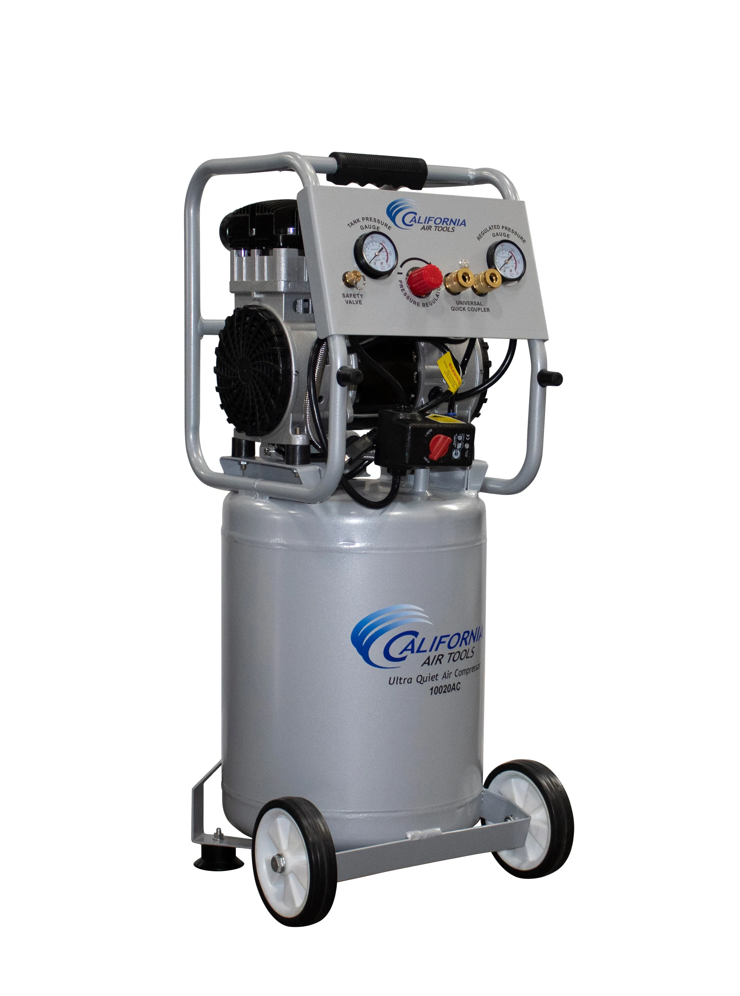 UltraQuiet, OilFree 2HP 10Gal Aluminum Tank AirCompressor w/AutoDrain