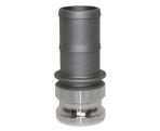 CAMLOCK FITTINGS E075-AL Adapter, 3/4 Inch Hose Barb, Aluminum | CL6WLB