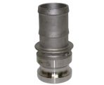 CAMLOCK FITTINGS E125-SS Adapter, 1-1/4 Inch Hose Barb, Stainless Steel 316 | CL6XEC